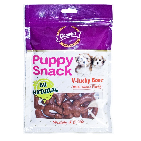تشویقی سگ گناولرز مدل PUPPY SNACKS وزن 270 گرم