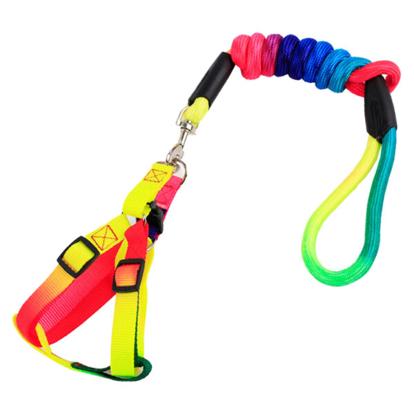 قلاده سگ مدل Rainbow-A