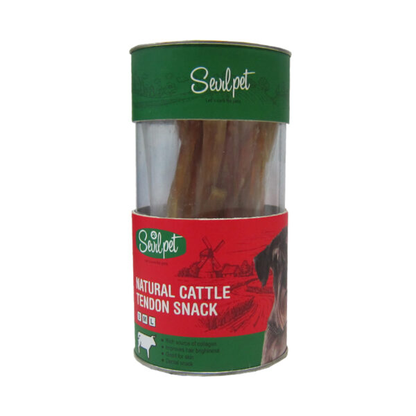 تشویقی سگ سویل پت مدل Natural Cattle Tendon Snack وزن 100 گرم