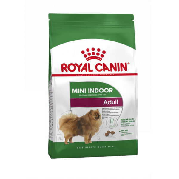 غذای خشک سگ رویال کنین مدل Mini Indoor Adult وزن 1.5 کیلوگرم غذای خشک سگ رویال کنین مدل Mini Indoor Adult وزن 1.5 کیلوگرم