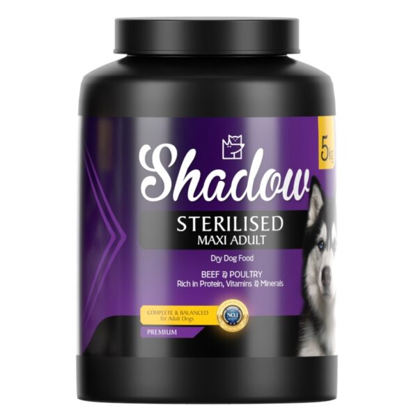 غذای خشک سگ شدو مدل Sterilised Maxi Adult وزن 5 کیلوگرم