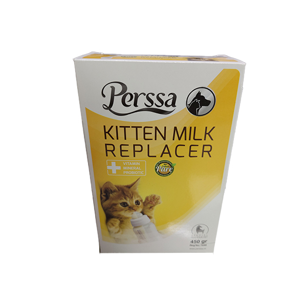 شیر خشک گربه پرسا مدل kitten milk وزن 450 گرم
