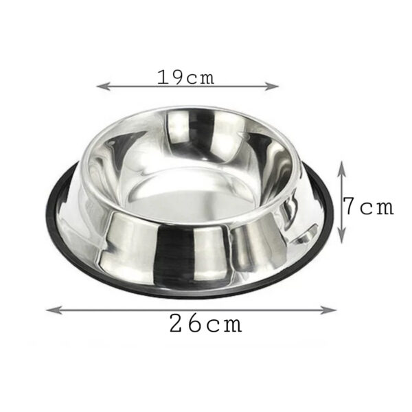ظرف غذای سگ و گربه مدل Staninless steel 02