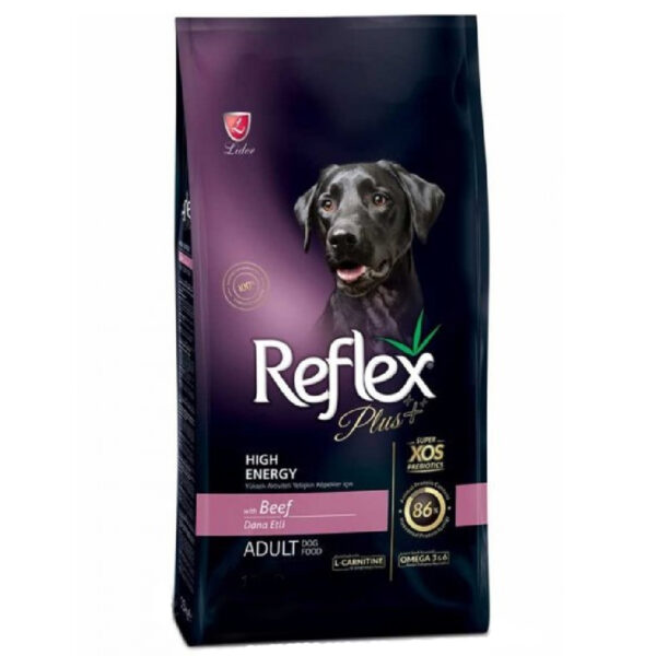 غذای خشک سگ رفلکس مدل adult beef وزن 3 کیلو گرم