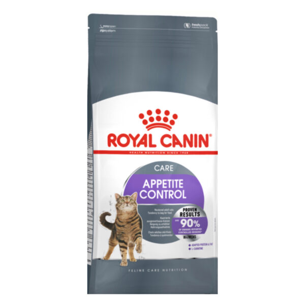 غذای خشک گربه رويال کنین مدل apetite control وزن 2 کیلوگرم