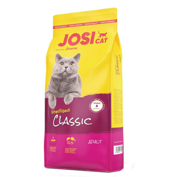 غذای خشک گربه جوسرا Josicat Sterilised Classic وزن 18 کیلوگرم