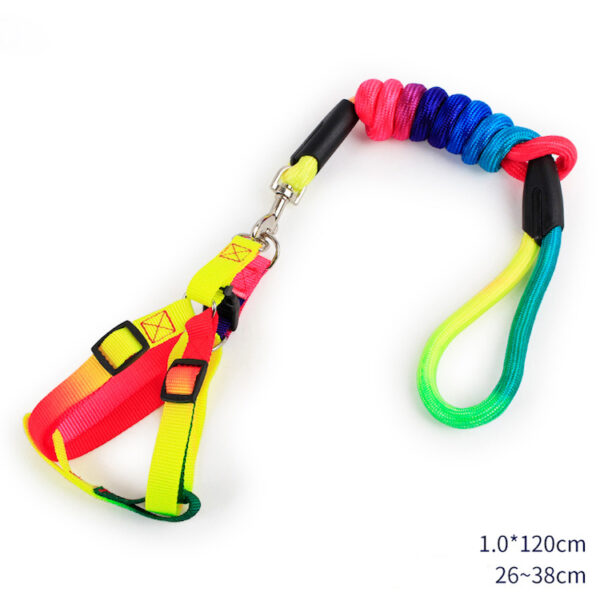 قلاده سگ مدل Rainbow-A