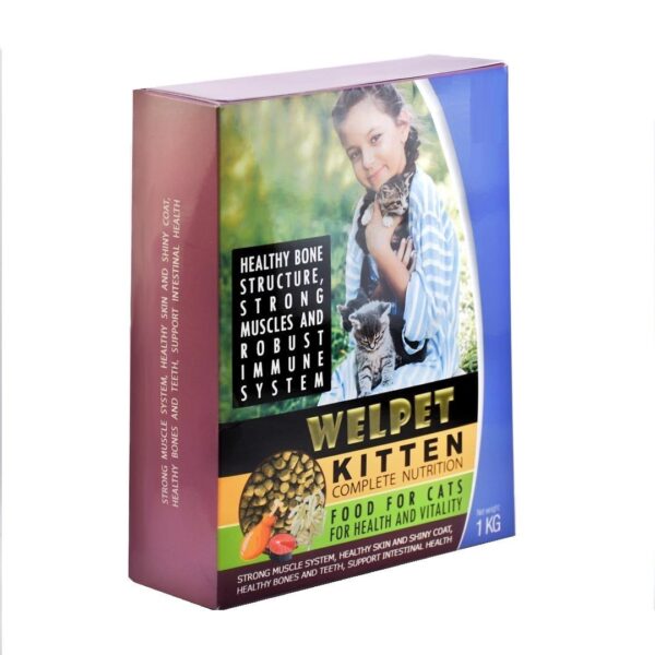 غذای خشک بچه گربه ولپت مدل KITTEN CAT وزن 1 کیلوگرم