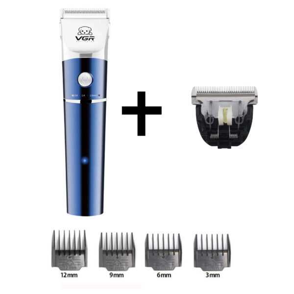 ماشین اصلاح سگ و گربه وی جی ار مدل 098 به همراه تیغ یدک