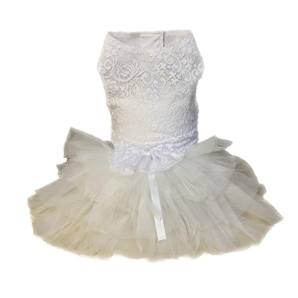 لباس سگ و گربه مدل عروس سایز S