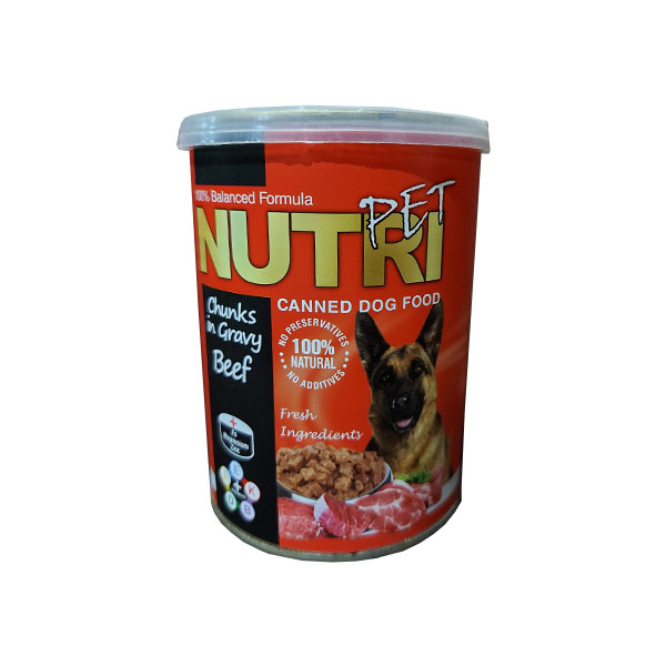 کنسرو سگ نوتری مدل گوشت وزن 425 گرم