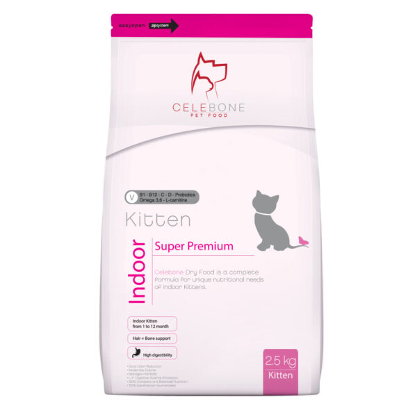 غذای خشک گربه سلبن مدل Kitten وزن 2.5 کیلوگرم