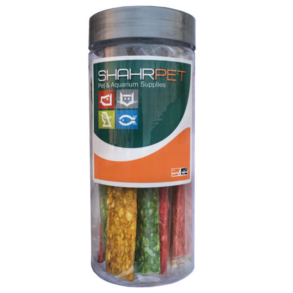 غذای تشویقی سگ شهرپت مدل مانچی MF وزن 300 گرم بسته 30 عددی