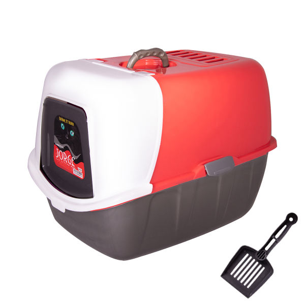 ظرف خاک گربه جورج مدل مسقف کد 011