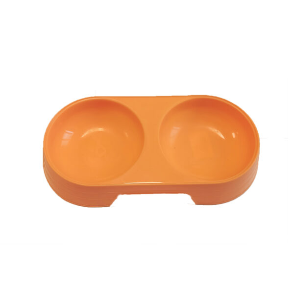 ظرف غذای سگ و گربه مدل دوقلو کد OR083