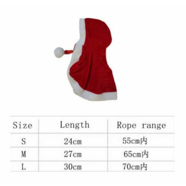 لباس سگ و گربه و خرگوش مدل شنل سایز M