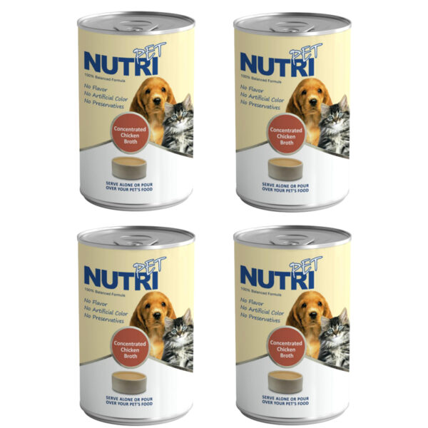 کنسرو سگ و گربه نوتری پت مدل Chicken بسته 4 عددی وزن 425 گرم