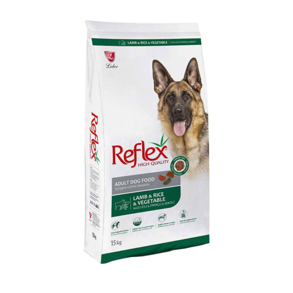 غذای خشک سگ رفلکس مدل Lamb  Rice Vegetable وزن 15 کیلوگرم