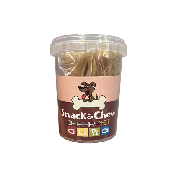 غذای استخوان سگ شهرپت مدل B4 تشویقی ژلاتینی وزن 200 گرم بسته 4 عددی