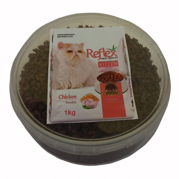 غذای خشک بچه گربه رفلکس مدل Chicken_1000 وزن 1 کیلوگرم