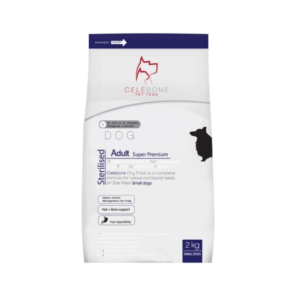 غذای خشک سگ سلبن مدل sterilised وزن 2 کیلوگرم