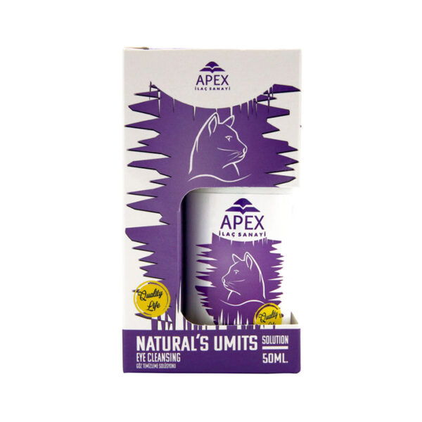 قطره چشم گربه اپکس مدل Naturals Umits Eye حجم 50 میلی لیتر