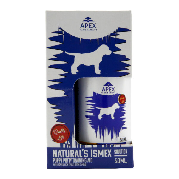 اسپری آموزش ادرار سگ اپکس مدل Natural’s Ismex حجم 50 میلی لیتر