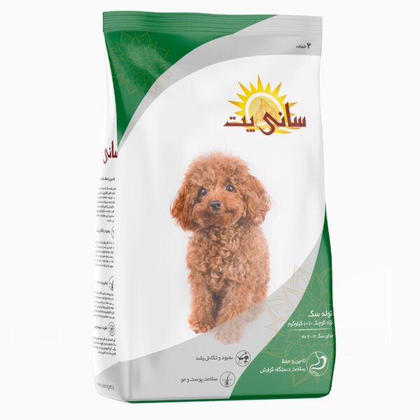 غذای خشک سگ سانی پت مدل توله نژاد کوچک وزن 2 کیلوگرم