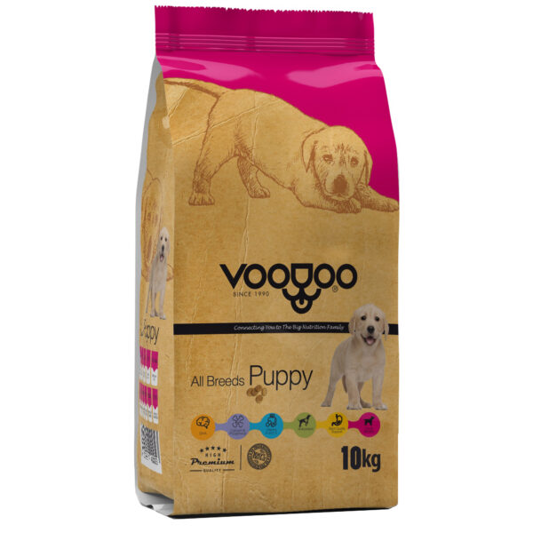 غذای خشک توله سگ ودو مدل سوپرپرمیوم پاپی وزن 10کیلوگرم