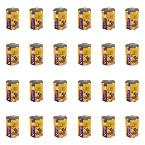 کنسرو غذا سگ نوتری پت مدل مرغ و کدو حلوایی وزن 425 گرم بسته 24 عددی