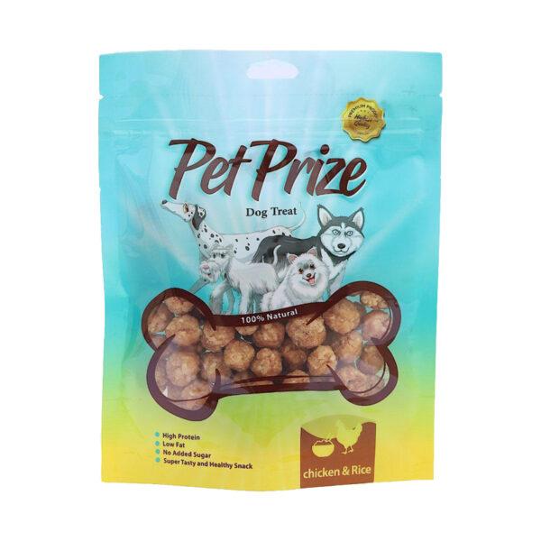 غذای تشویقی سگ پت پرایز مدل Chicken&Rice وزن 100 گرم