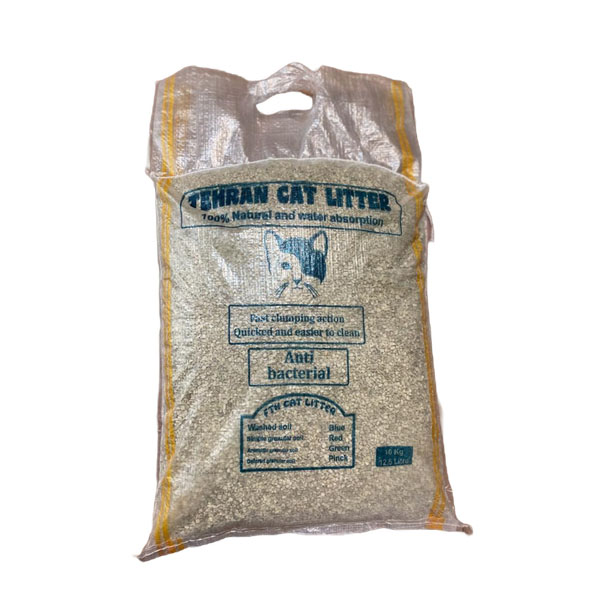 خاک بستر گربه تهران کت لیتر مدل دانه شکسته وزن 10 کیلوگرم خاک بستر گربه تهران کت لیتر مدل دانه شکسته وزن 10 کیلوگرم