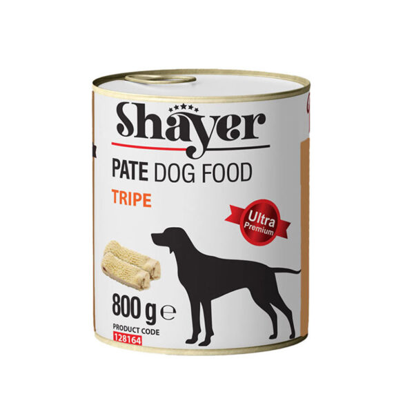 کنسرو غذای سگ شایر مدل سیرابی وزن 800 گرم