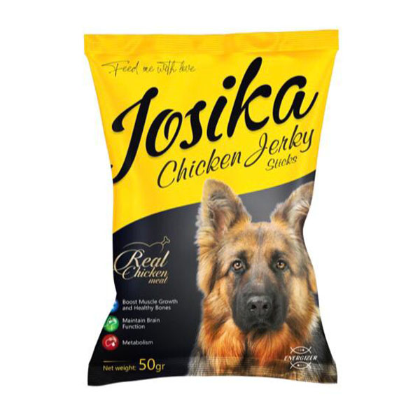 غذای تشویقی سگ ژوسیکا مدل فیله مرغ وزن 50 گرم