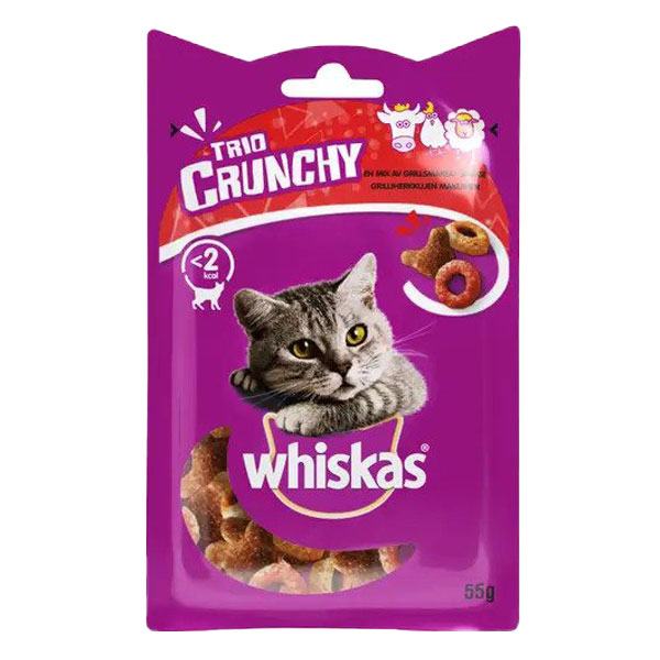 تشویقی گربه ویسکاس مدل MIT RIND AND HUHN UND LAMM وزن 55 گرم