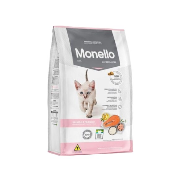 غذای خشک گربه مونلو مدل بچه وزن 1 کیلوگرم