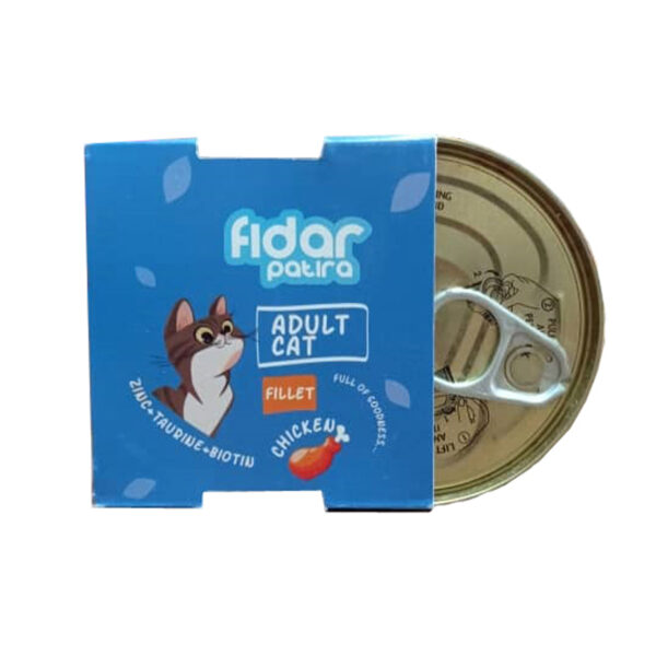 کنسرو غذای گربه بالغ فیدار پاتیرا مدل chicken وزن 120 گرم کنسرو غذای گربه بالغ فیدار پاتیرا مدل chicken وزن 120 گرم