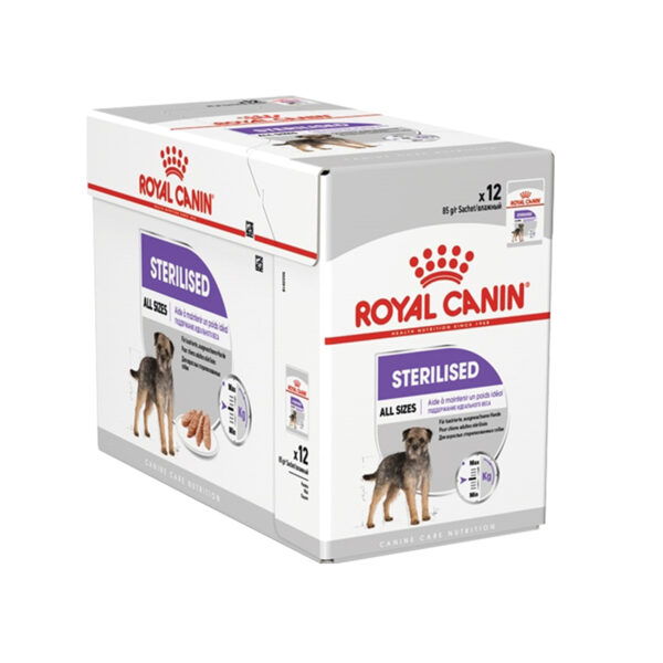 پوچ غذای سگ رویال کنین مدل استریلایزد بسته 12 عددی