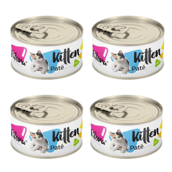 کنسرو غذای بچه گربه فیفورا مدل Super Premium وزن 100 گرم بسته 4 عددی