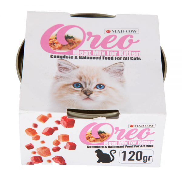 کنسرو بچه گربه مدکاو مدل میکس وزن 120 گرم