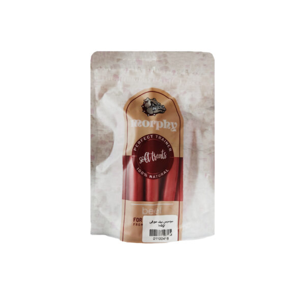 تشویقی سگ مورفی مدل سوسیس بیف وزن 105 گرم