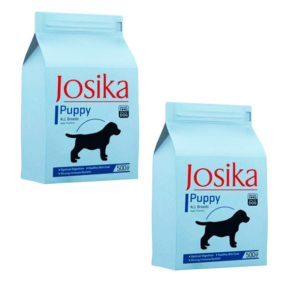 غذای خشک سگ ژوسیکا مدل puppy وزن 500 گرم بسته دو عددی غذای خشک سگ ژوسیکا مدل puppy وزن 500 گرم بسته دو عددی