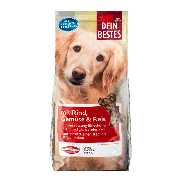 غذای خشک سگ دین بستس مدل گوشت گاو و برنج وزن 3 کیلوگرم